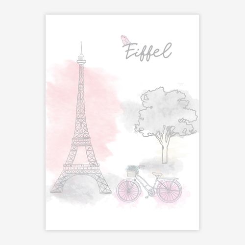 Quadro-Infantil-Paris-Eiffel-Vertical-1