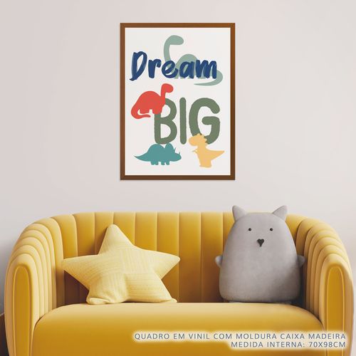 Quadro-Infantil-Dino-Dream-Big-Color-2