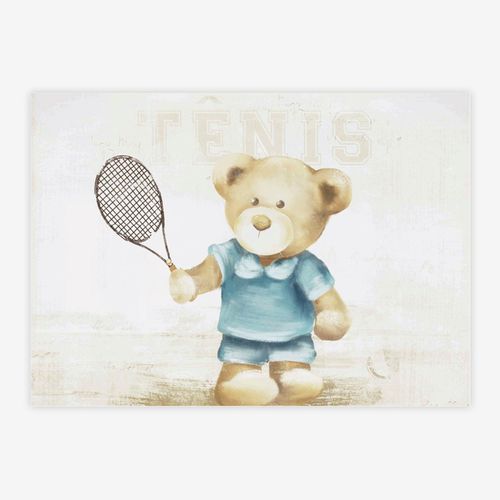 Quadro-Infantil-Urso-Tenis-Malva-1