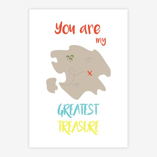 Quadro-Infantil-You-Are-My-Greatest-Treasure-Preto-1