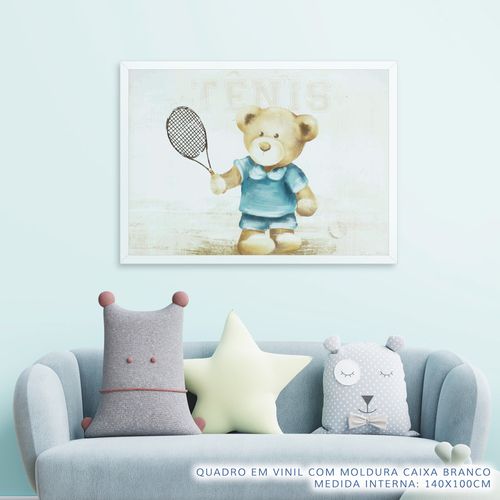Quadro-Infantil-Urso-Tenis-Malva-2