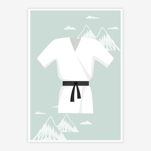 Quadro-Infantil-Kimono-Malva-1