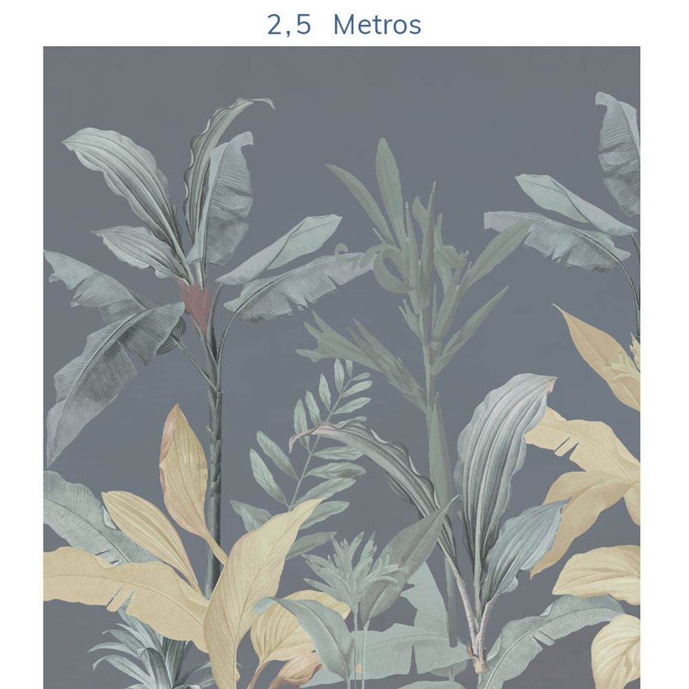 Papel-de-Parede-Folhas-Tropical-Azul-Polo---Mural-2