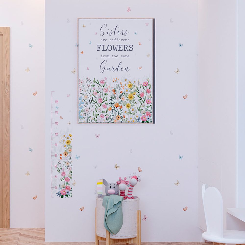 Quadro-Infantil-Sisters-Are-Different-Flowers-From-The-Same-Garden-3