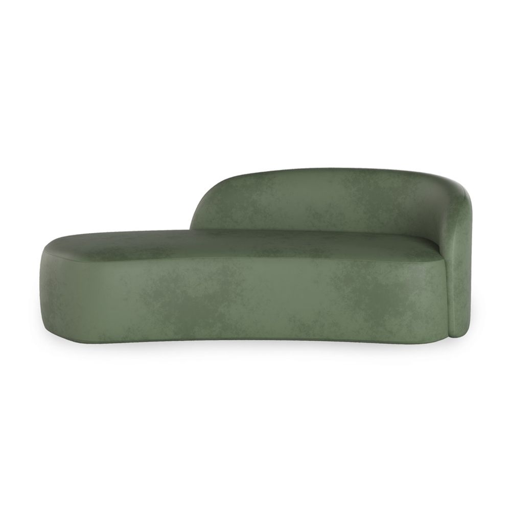 Sofa-Organico-Luna-Recamier-Lado-Direito---Couro-Eco-Verde-Escuro-